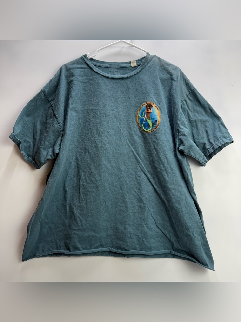 Blue 84 Men’s Mermaid Paradise Santa Monica Blue Graphic T-Shirt